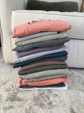 Lot of 15 Comfort Colors Heavyweight Cotton T-shirts.